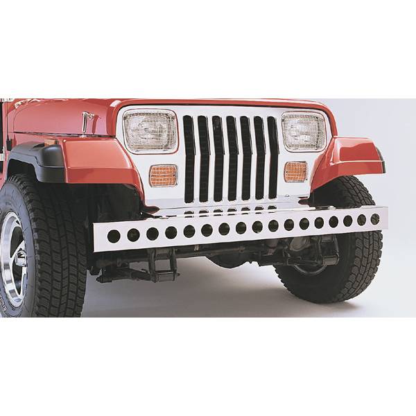 Rugged Ridge Stainless Steel Front Bumper (1987-95) Jeep Wrangler YJ