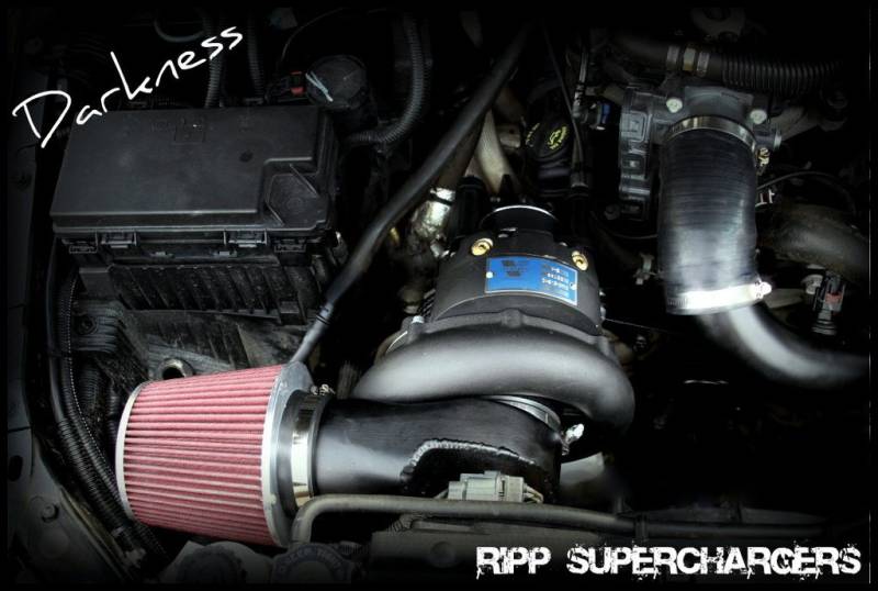 RIPP Supercharger Kit, Jeep (2007-11) Wrangler JK  Kit Auto/6 Spd Black  Ops Kit
