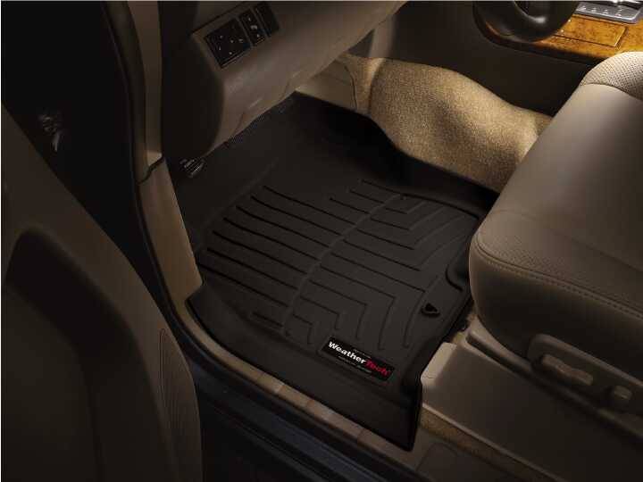 Weather Tech Front Floorliners, Toyota (200506) Tundra, Front, Black