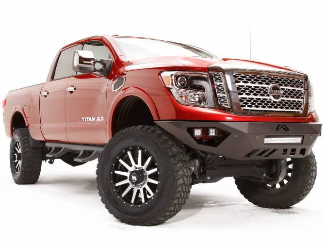 Fab Fours Vengeance Front Bumper, Nissan (2016-18) Titan XD