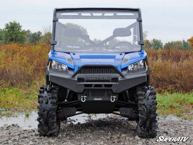Polaris Ranger XP 1000 Crew Full Windshield (Standard Polycarbonate) Clear