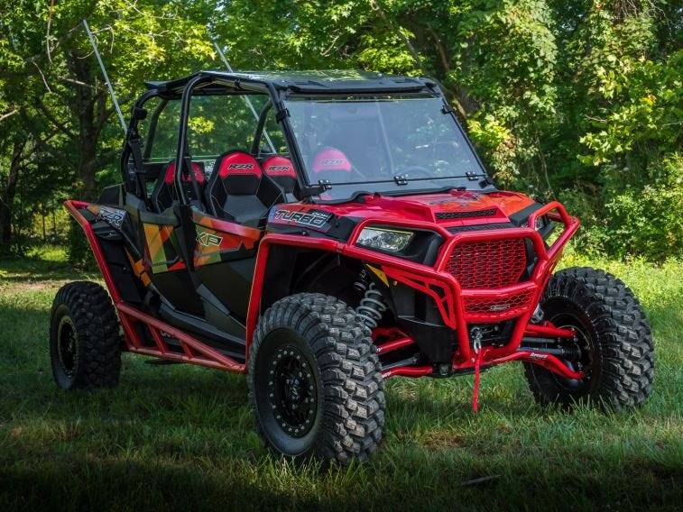 Polaris RZR XP Turbo Front Bumper, Red (2016)