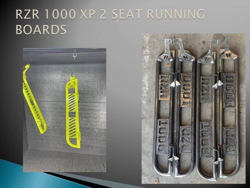 Wicked Motorsports Custom Running Boards (4 Door Polaris RZR 2016