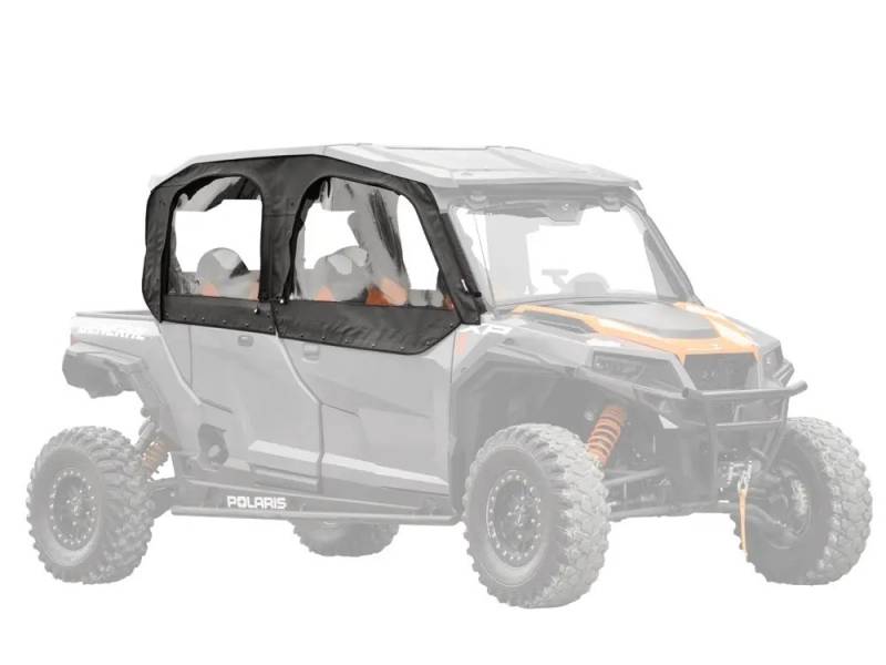 SuperATV Primal Soft Cab Enclosure Upper Doors for Polaris (2020