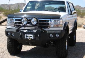 Iron Bull Bumpers - Iron Bull Front Bumper, Ford (1992-96) Bronco, (92-97) F-Series