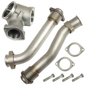 BD Diesel Performance - BD Diesel Performance Bellowed Up-Pipe Kit, Ford (1999.5-03) 7.3L Power Stroke