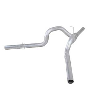 Diamond Eye Performance - Diamond Eye 4" D.P.F. Back Exhaust, Chevy/GMC (2011-15) 2500-3500HD, 6.6L Duramax, Dual, Aluminized