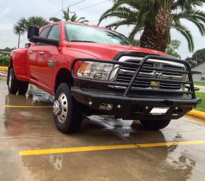 Tough Country - Tough Country Custom Deluxe Front Bumper for Ram (2010-18) 2500 & 3500