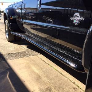 Tough Country - Tough Country Deluxe Full Length Dually Running Boards, Ford (2008-16) F-350 CC/LB Super Duty