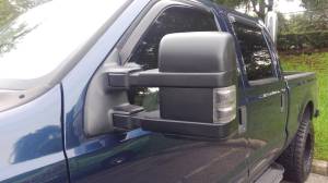 AVP - AVP Mirror Kit, Ford (1999-07) Super Duty & Excursion, Smoked Lens with Amber LED, Power & Heated
