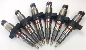 Dynomite Diesel - Dynomite Diesel Reman Fuel Injector Set for Dodge (2007.5-18) 6.7L Cummins, 25% Over, 90HP