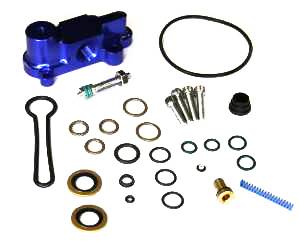 AVP - AVP Adjustable Fuel Pressure Regulator "Blue Spring" Upgrade Kit, Ford (2003-07) 6.0L Power Stroke (Blue Housing)