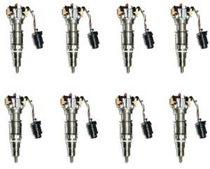 Warren Diesel Injection - Warren Diesel Premium Fuel Injectors, Ford (2003-10) 6.0L Power Stroke, set of 8 (175cc)