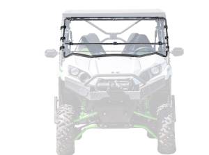 SuperATV - SuperATV Scratch Resistant Flip Down Windshield for Kawasaki (2016-24) Teryx