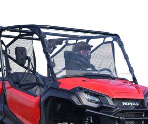 SuperATV - SuperATV Scratch Resistant Full Windshield for Honda (2016-24) Pioneer 1000