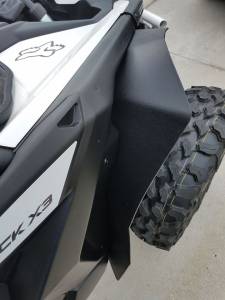 APEX Powersports Products - APEX Extended Fender Flare Kit, Can Am Maverick X3 (2017-19) Front & Rear
