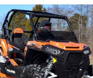 SuperATV - SuperATV Half Windshield for Polaris (2015-20) RZR 900 (Standard Polycarbonate - Dark Tint)