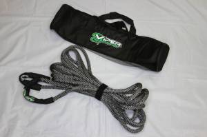 Viper Ropes - Viper Ropes 1/2" x 30' Off-Road Recovery Rope, Grey