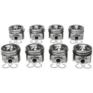 Mahle - MAHLE Clevite Piston w/ Rings for Ford (2011-14) 6.7L Power Stroke, (.50mm Oversized)