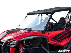 SuperATV - SuperATV Full Windshield for Honda (2019-24) Talon 1000 (Standard Polycarbonate - Clear)