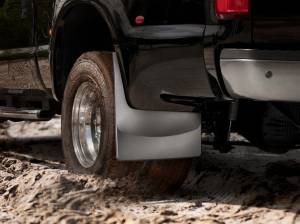 Weather Tech - Weather Tech Mud Flaps, Ford (2008-10) Super Duty, Rear (Dually) Black