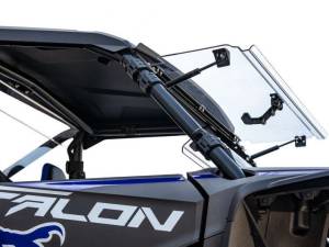 SuperATV - SuperATV Scratch Resistant Flip Windshield for Honda (2019-24) Talon 1000