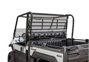 SuperATV - SuperATV Rear Windshield for Kawasaki (2016-24) Mule Pro FX