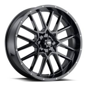 ITP Tires - ITP, Hurricane Gloss Black, UTV Wheels - 20x6.5" wheels, (4/137) 4+2.5 Offset