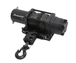 SuperATV - SuperATV 6000 Lb. UTV/ATV Winch (w/ Wireless Remote & Synthetic Rope) 