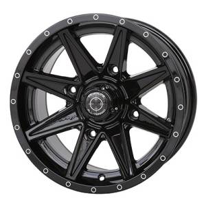 Frontline Tires - Frontline All Terrain 308, UTV Wheels - 14x7" wheel (4/156) 5+2 Offset, +10mm  (Black)