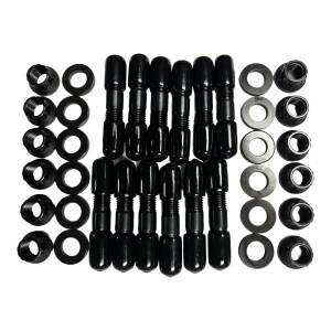 Gator Fasteners - Gator Fasteners Heavy Duty Exhaust Manifold Stud Kit for Dodge/Ram (1994-23) 5.9L & 6.7L Cummins Diesel (Black Oxide)