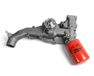 DieselSite - Dieselsite Water Pump w/ Coolant Filter for Ford (1999-03) 7.3L Power Stroke (Add Billet Thermostat Housing)