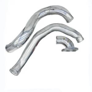 KC Turbos - KC Turbos Intercooler Pipe Kit for Ford (2003-07) 6.0L Power Stroke (Raw)
