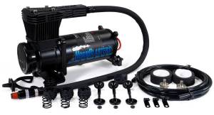 HornBlasters - HornBlasters Dual 3Q Compressor Kit, Constant Duty, 200 PSI, 100% Duty, 1.41 CFM, 20 Amps