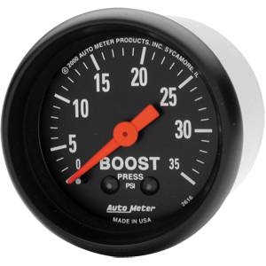 Autometer - Auto Meter Z-Series, Boost Pressure 35psi (Mechanical)