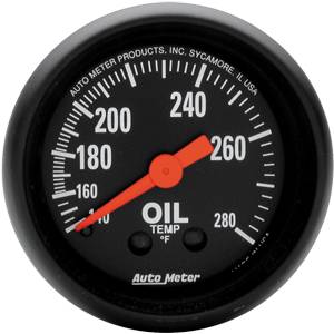 Autometer - Auto Meter Z-Series, Oil Temperature 140*-280*F (Mechanical)