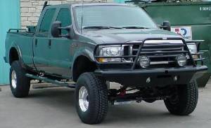 Tough Country - Tough Country Custom Deluxe Front Bumper for Ford (1999-04) F-250, F-350, F-450, F-550 & (00-04) Excursion