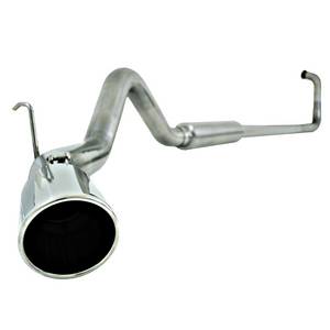 MBRP - MBRP 4" Turbo Back, Ford (2003-07) F-250/F-350, 6.0L Power Stroke, Single Side, C&C Off-Road, T409 Stainless