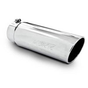 MBRP - MBRP Exhaust Tip 5" inlet, 6" outlet, angle cut 18" long, T-304 Stainless