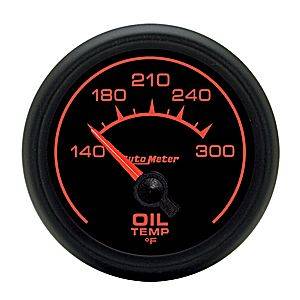 Autometer - Auto Meter ES Series, Oil Temperature 140*-300*F (Short Sweep Electric)