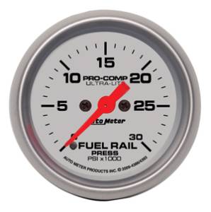 Autometer - Auto Meter Ultra Lite Series, Diesel Fuel Rail Pressure 0-30,000psi (Full Sweep Electric) 5.9L LB7 & LLY