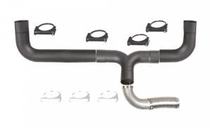 Silverline - Silverline Universal Stack Kit, 5" Black Powder Coated Stainless Steel (4" inlet)
