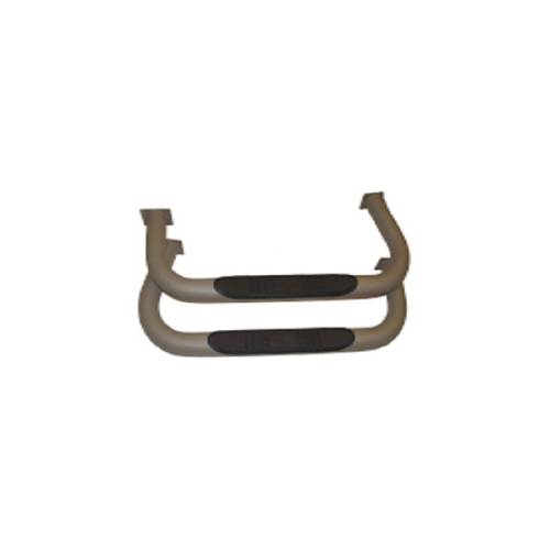 Nerf Bars, Titanium; 8706 Jeep Wrangler YJ/TJ