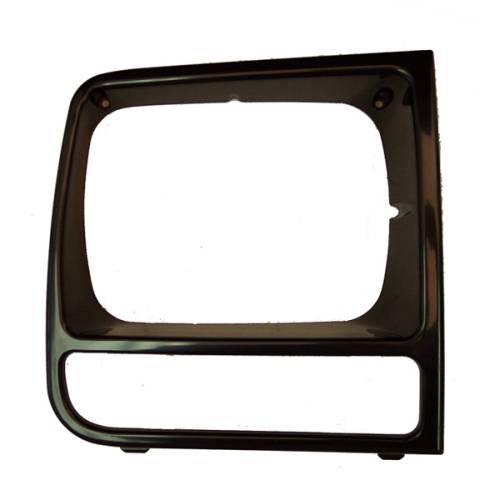 RH Black Headlight Bezel; 9701 Jeep Cherokee XJ