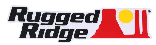 Rugged Ridge - Rugged Ridge Decal, Black Logo