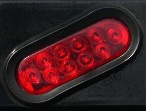 Ranch Hand - Ranch Hand LED 6" Oval Light, Red
