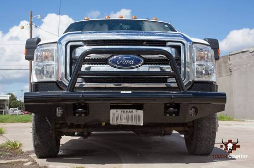 Tough Country - Tough Country Custom Apache Front Bumper, Ford (2011-16) F-250, F-350, F-450, F550