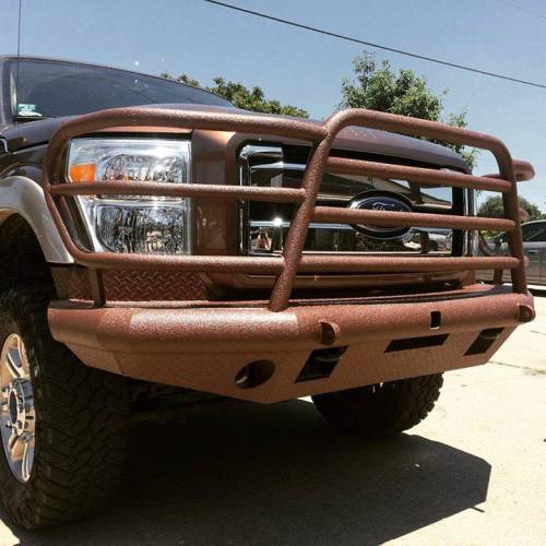 Tough Country - Tough Country Custom Deluxe Front Bumper, Ford (2011-16) F-450 & F-550
