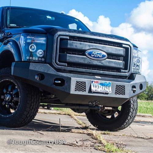 Tough Country - Tough Country Custom Evolution Front Bumper (No Top), Ford (2011-16) F-250 & F-350 Super Duty