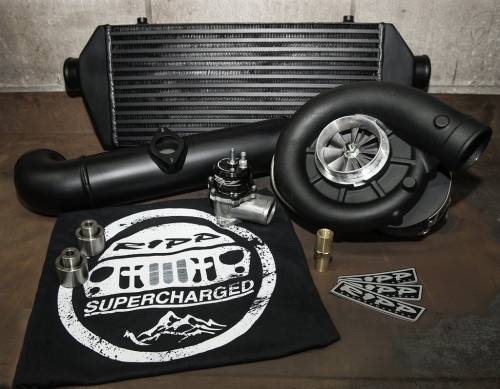 RIPP Superchargers - RIPP Supercharger Kit, Jeep (2015) Grand Cherokee WK2 5.7L Hemi Kit Powdercoated Black